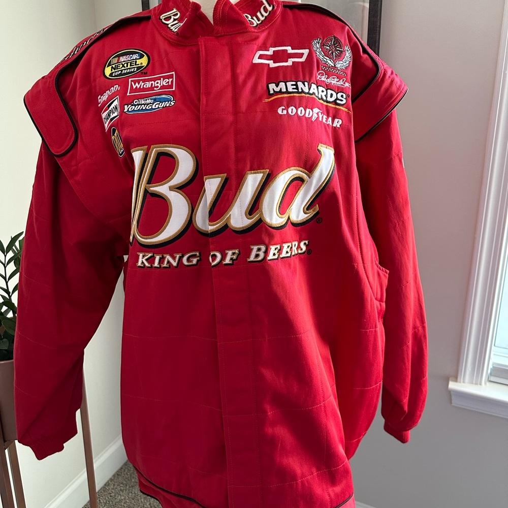 Dale Earnhardt XXL Budweiser Racing NASCAR Jacket